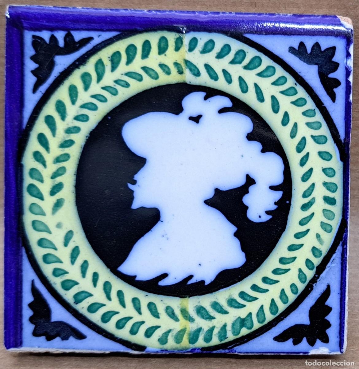 Antig&uuml;edades: Azulejo olambrilla, siglo XX - Foto 2