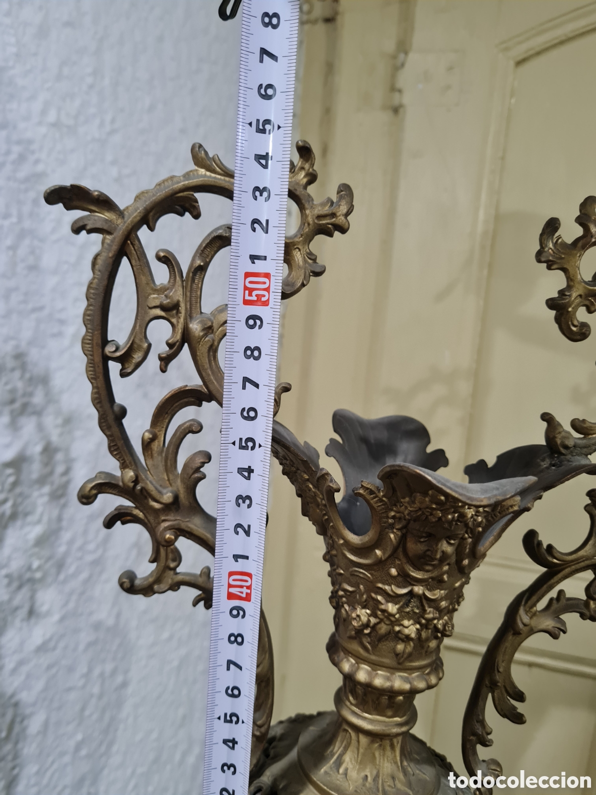Antig&uuml;edades: Antiguo gran jarr&oacute;n de metal - Foto 8
