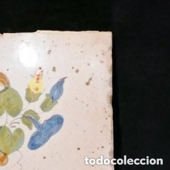 Antig&uuml;edades: Antiguo azulejo esmaltado - Foto 4