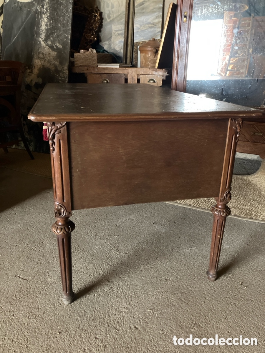 Antig&uuml;edades: Mesa despacho de finales del s. XIX - Foto 7