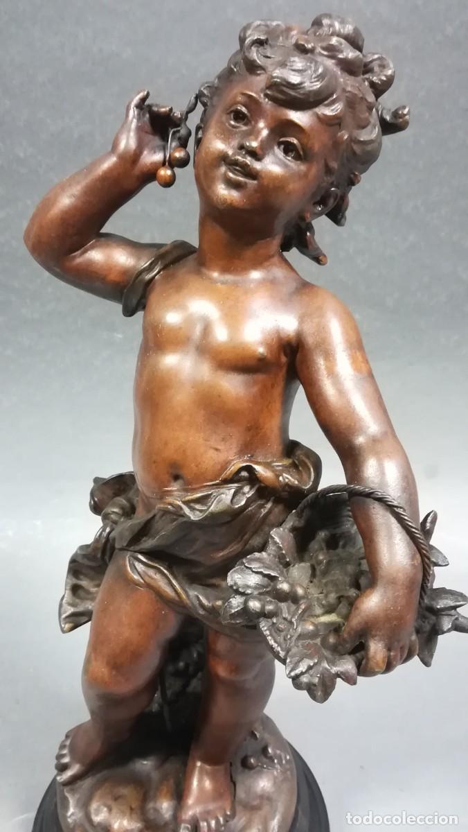 Antig&uuml;edades: Figura de calamina siglo XIX