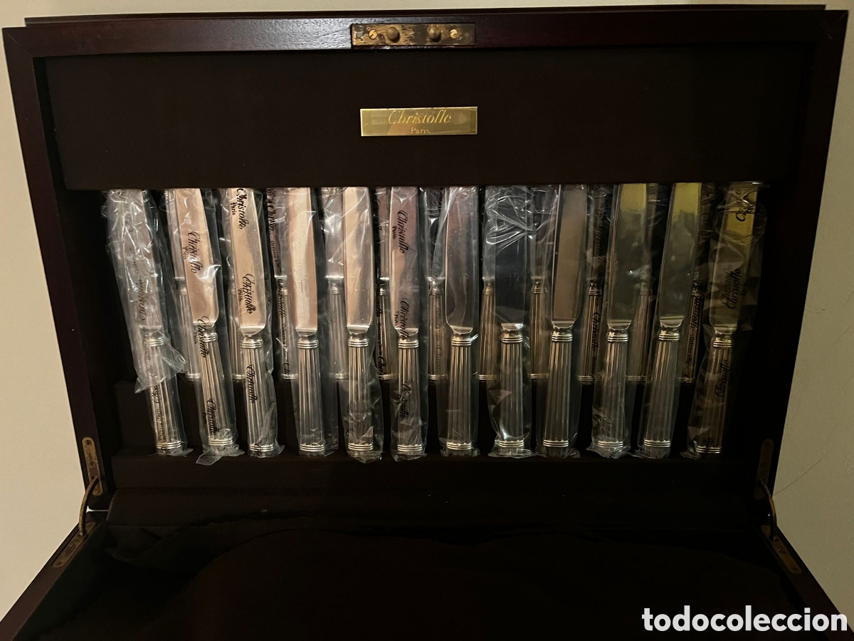 Antig&uuml;edades: Christofle cuberteria 114 piezas - Foto 12