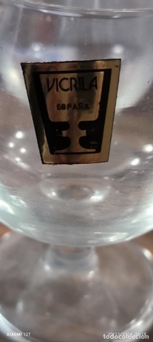 Antig&uuml;edades: 8 copas co&ntilde;ac Brandy Vicrila NUEVAS - Foto 3