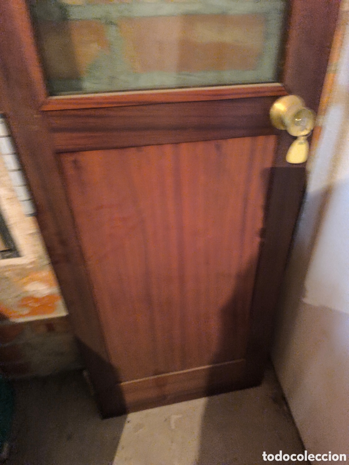 Antig&uuml;edades: Puerta interior con llave - Foto 3