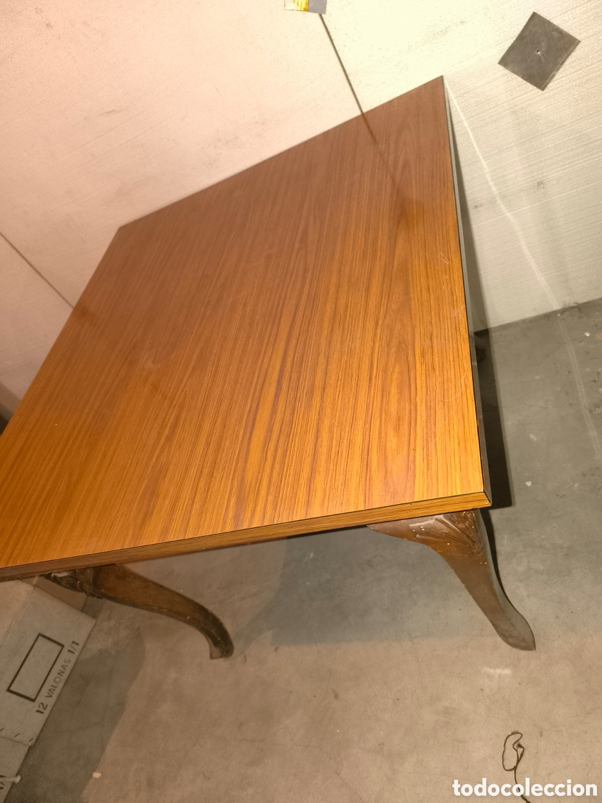 Antig&uuml;edades: Mesa extensible maciza de madera antigua - Foto 3