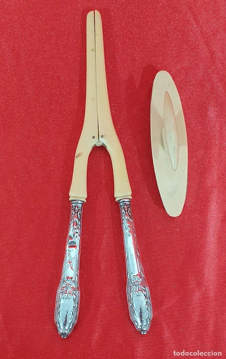 Antig&uuml;edades: Utensilios plata y marfil - Foto 1