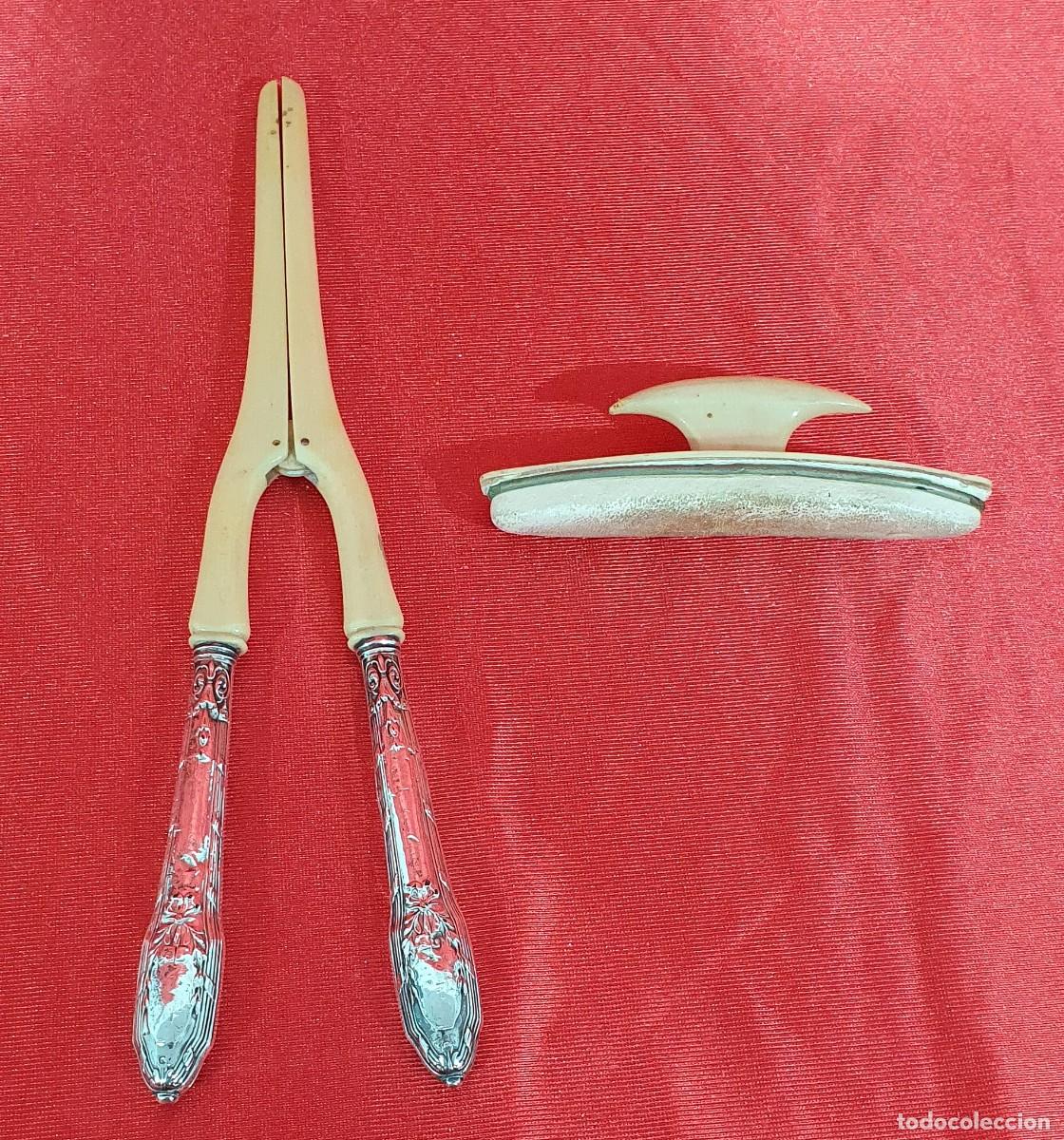 Antig&uuml;edades: Utensilios plata y marfil - Foto 2