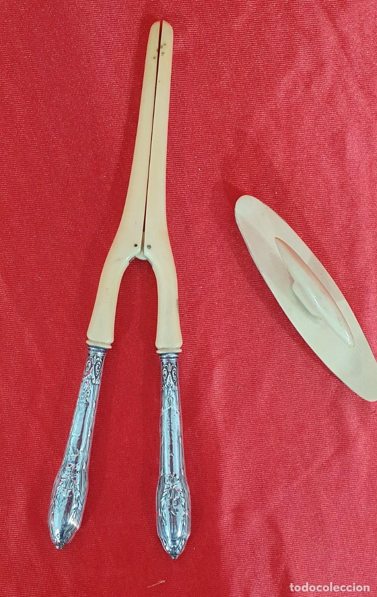 Antig&uuml;edades: Utensilios plata y marfil - Foto 3
