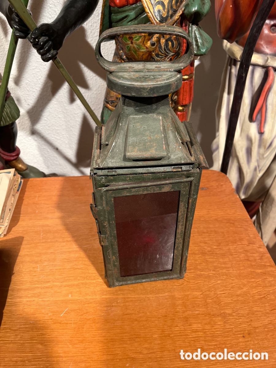 Antig&uuml;edades: FAROL TREN MUY ANTIGUO - Foto 2
