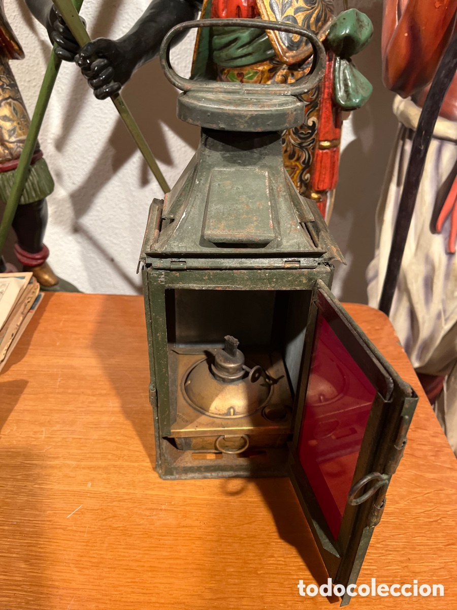 Antig&uuml;edades: FAROL TREN MUY ANTIGUO - Foto 1