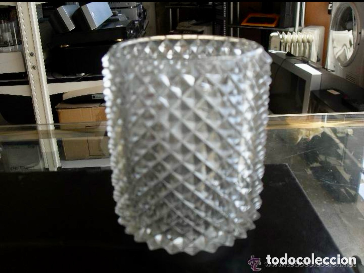Antig&uuml;edades: TULIPA CRISTAL TALLADO - Foto 3