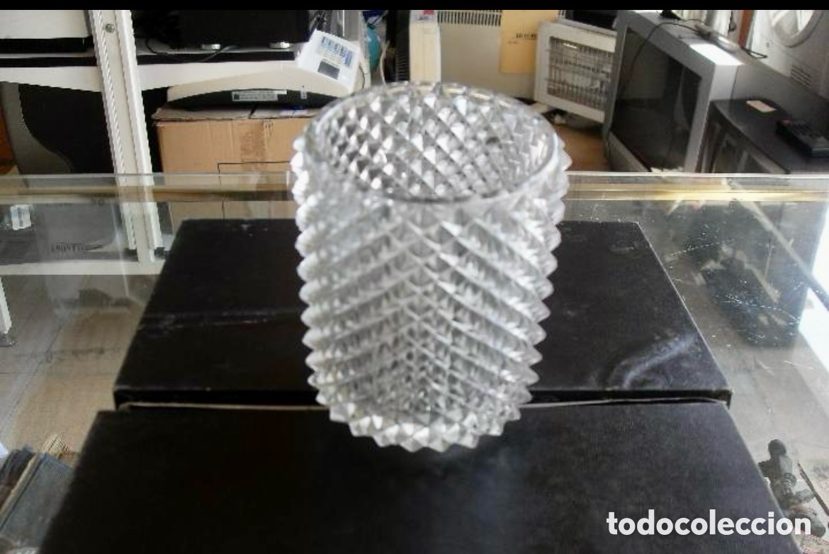 Antig&uuml;edades: TULIPA CRISTAL TALLADO - Foto 1