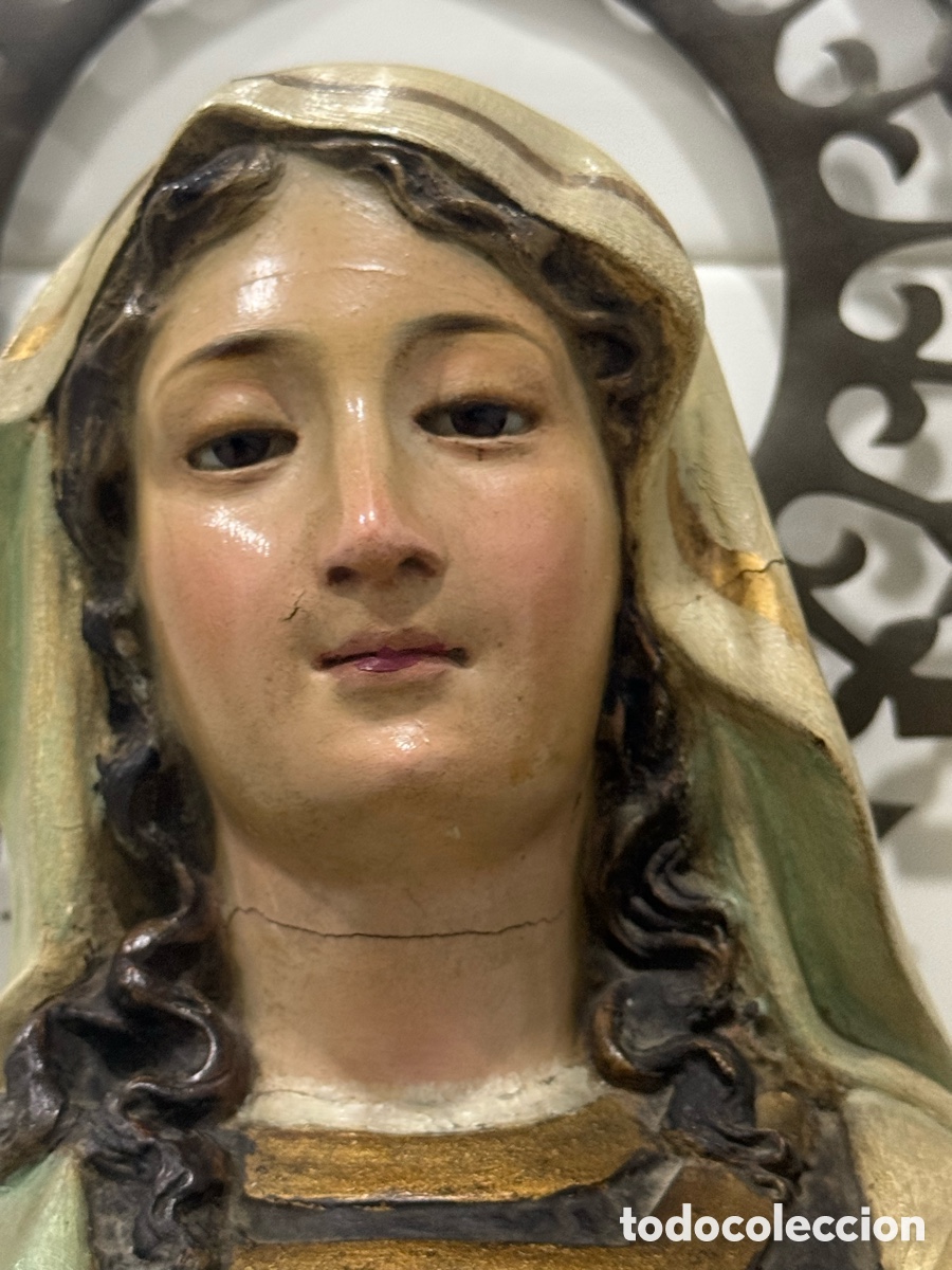 Antig&uuml;edades: ESPECTACULAR GRAN VIRGEN DEL CARMEN PPIOS 1900 - Foto 27