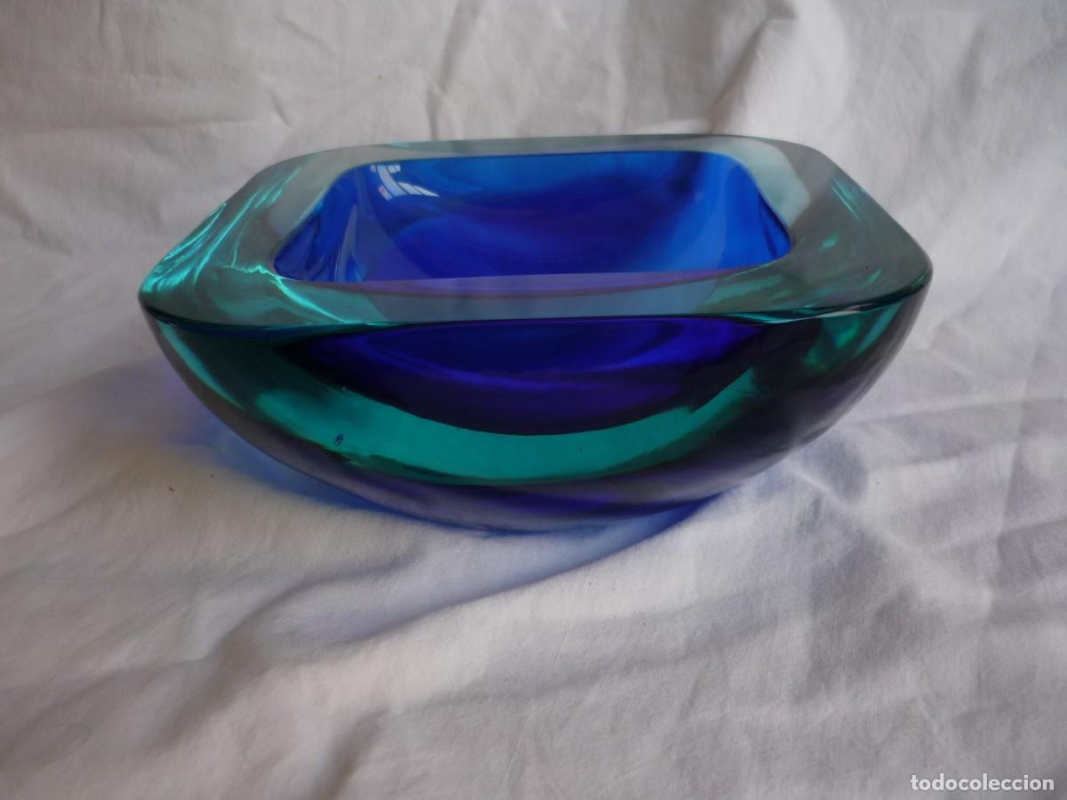 Antig&uuml;edades: Cuenco de cristal de murano sommerso - Foto 5