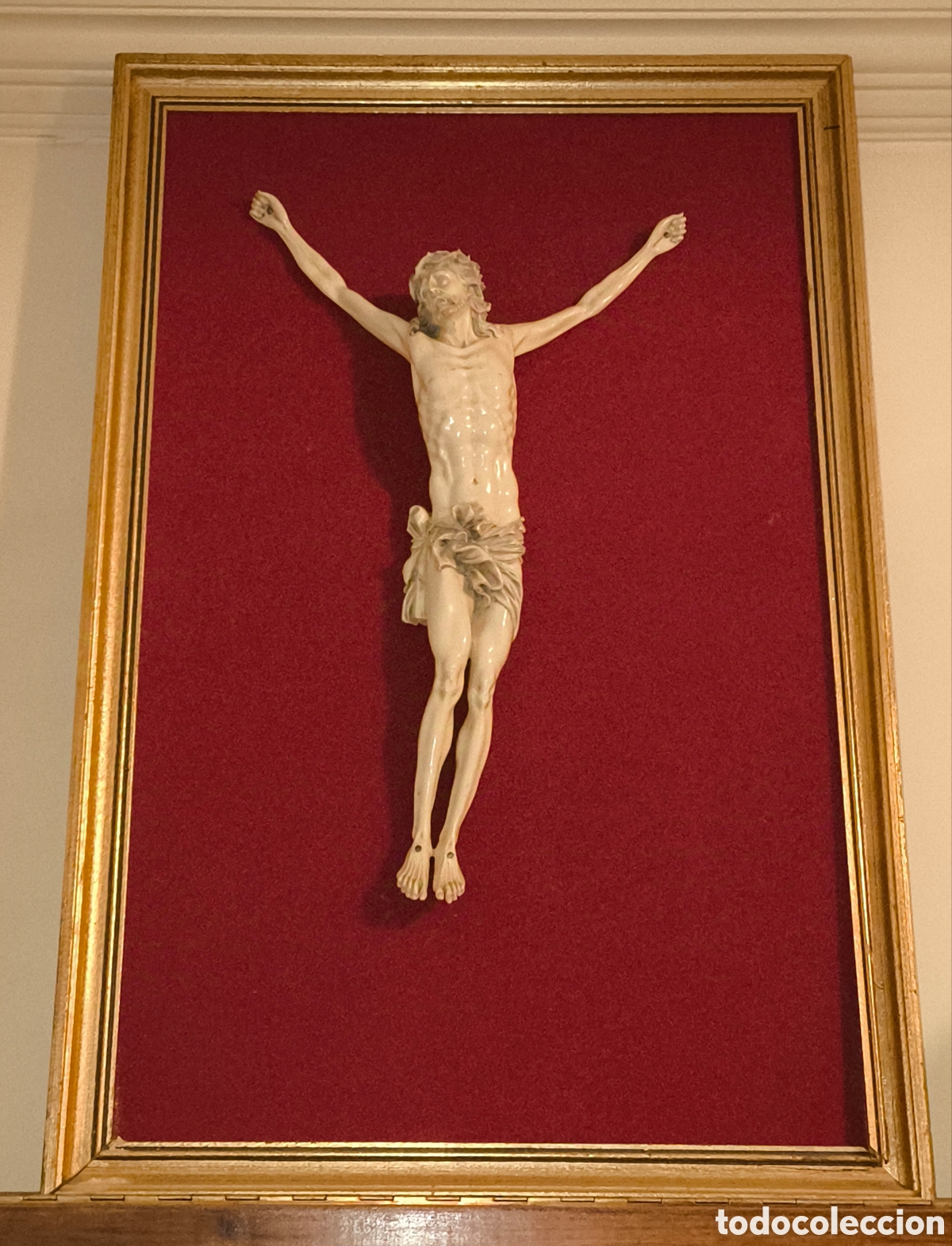 Antig&uuml;edades: CRISTO FIGURA 40.0 cm. - Foto 4