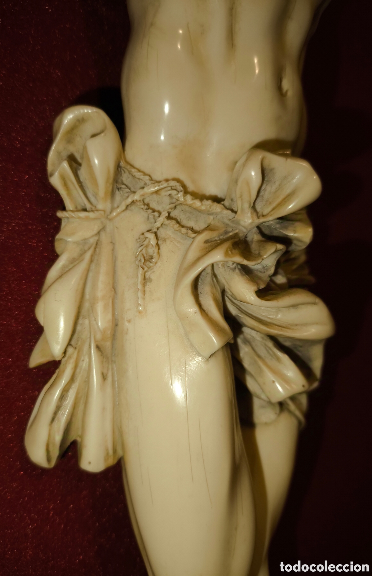 Antig&uuml;edades: CRISTO FIGURA 40.0 cm. - Foto 5
