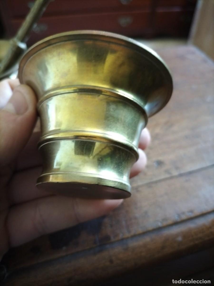 Antig&uuml;edades: Lote de 5 almirelez de bronce. - Foto 6