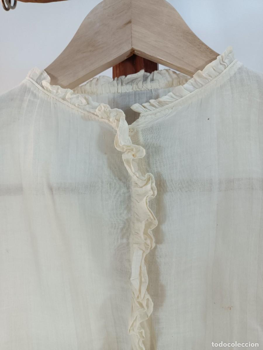 Antig&uuml;edades: Antigua camisa de algod&oacute;n - Foto 2
