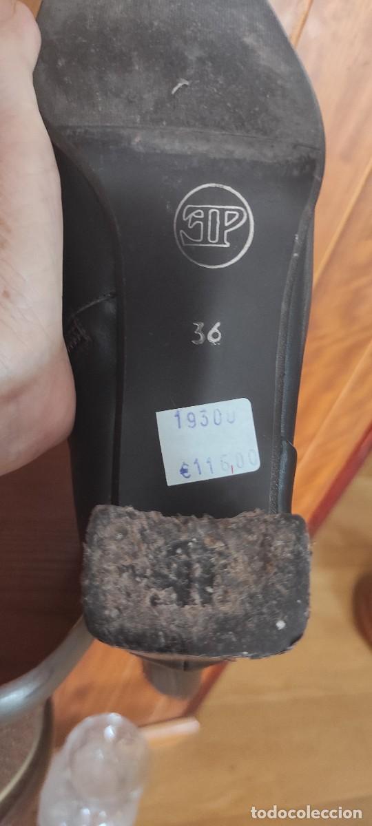 Antig&uuml;edades: BOTAS DE PIEL MARRON NUMERO 36. - Foto 4