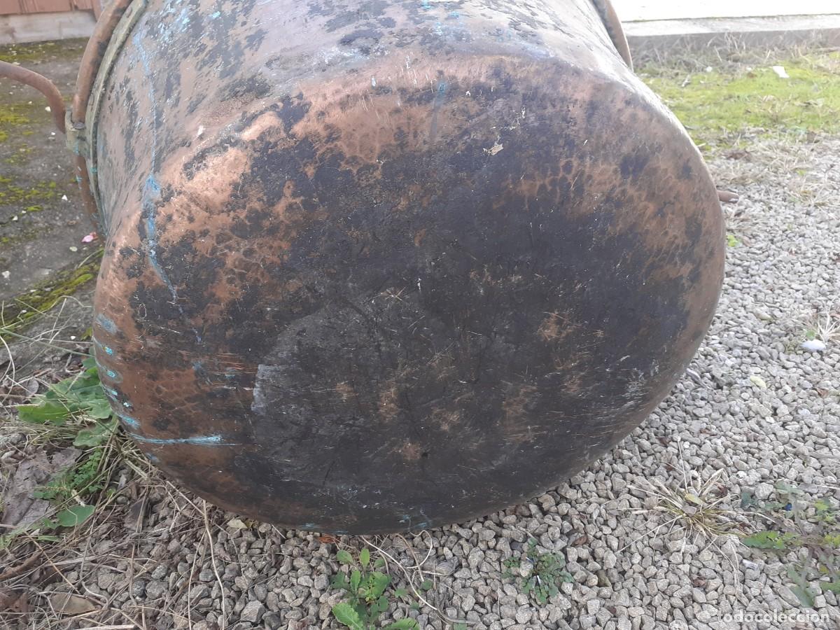 Antig&uuml;edades: Caldero en cobre de 64 cm de di&aacute;metro - Foto 7