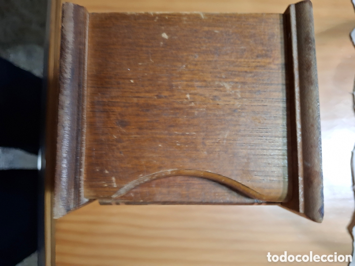 Antig&uuml;edades: 6 Posavasos de madera - Foto 3