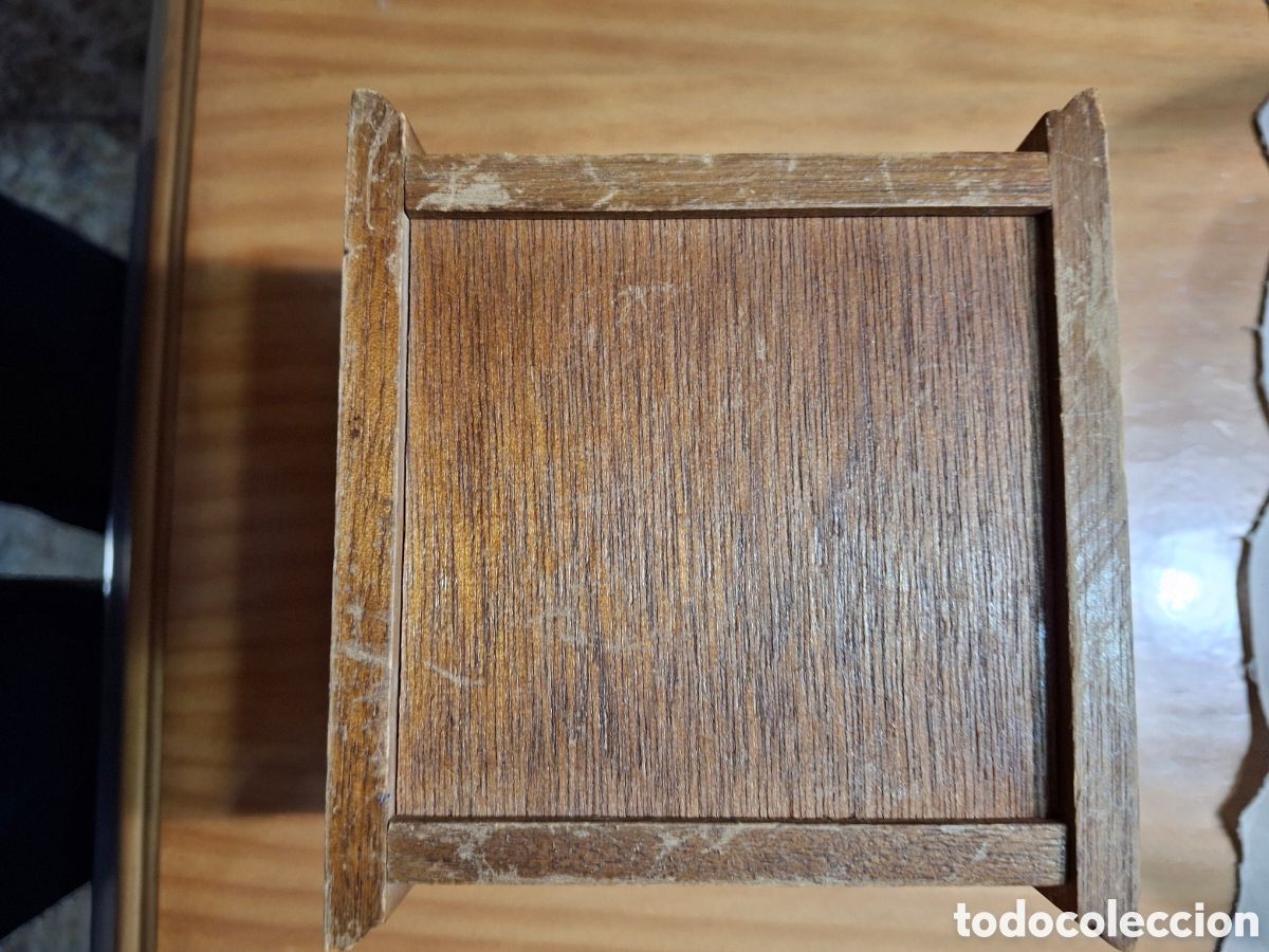 Antig&uuml;edades: 6 Posavasos de madera - Foto 5