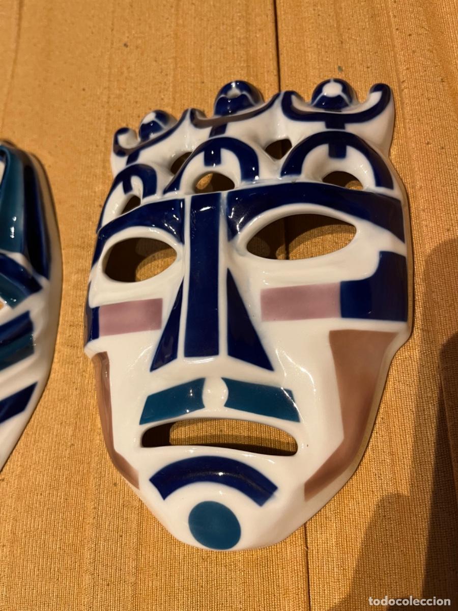 Antig&uuml;edades: Dos M&aacute;scaras Sargadelos - Foto 2