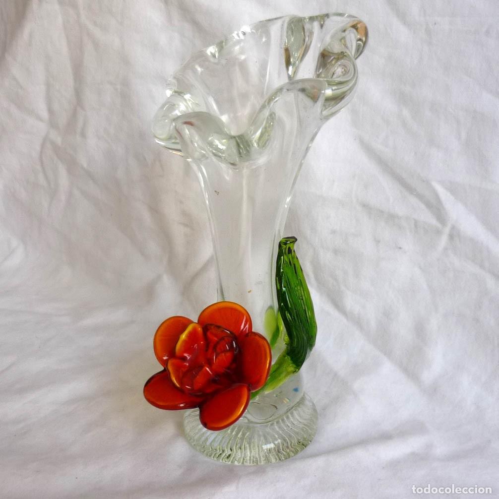 Antig&uuml;edades: Florero en cristal de murano - Foto 1