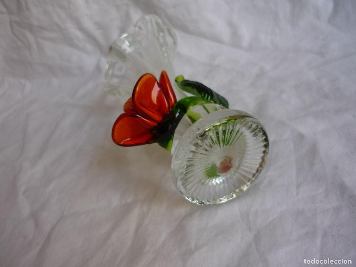 Antig&uuml;edades: Florero en cristal de murano - Foto 8