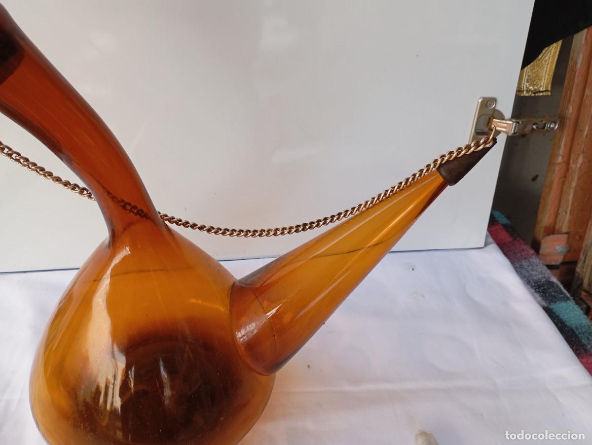 Antig&uuml;edades: bitijo de cristal marron - Foto 3