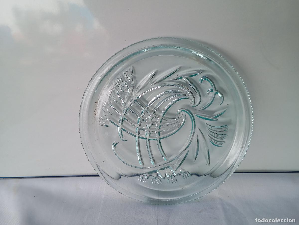 Antig&uuml;edades: plato de cristal vitange - Foto 1