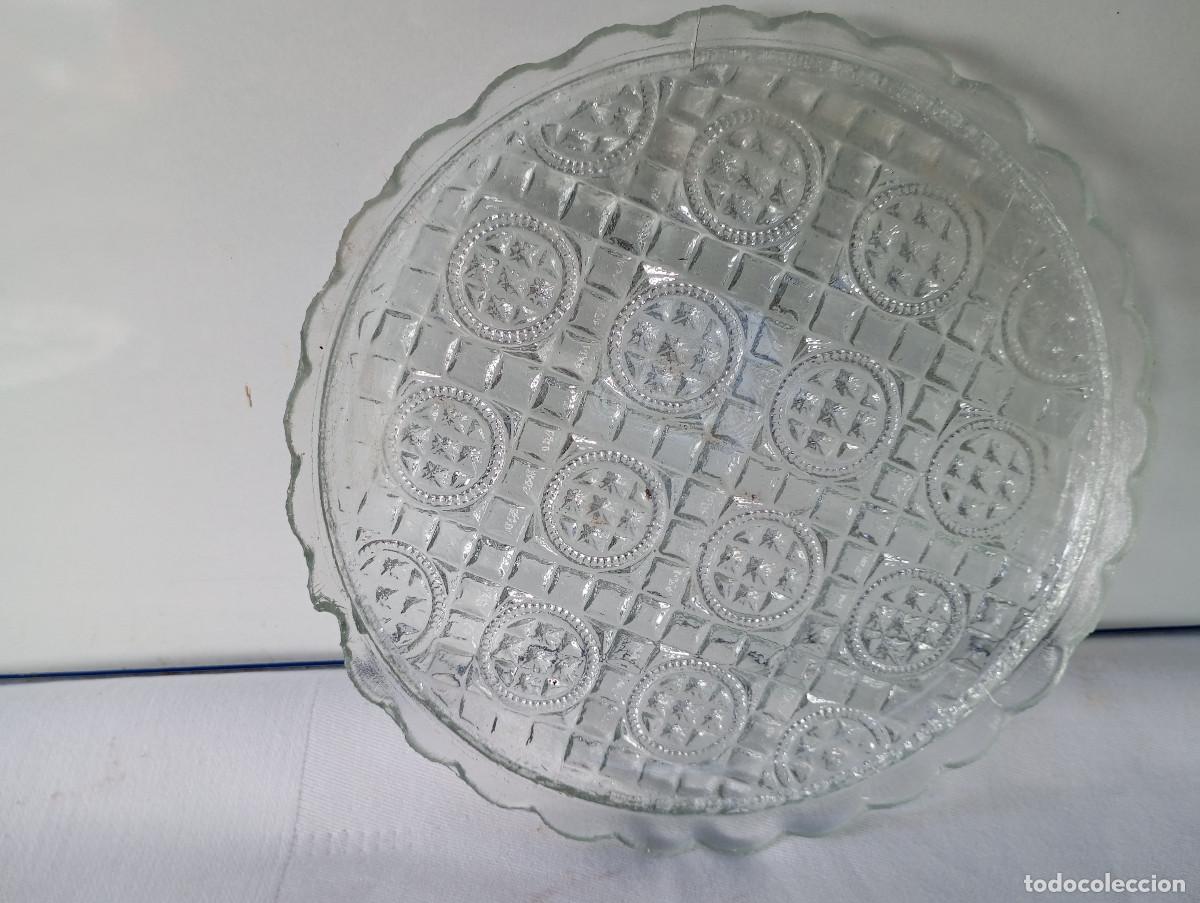 Antig&uuml;edades: plato de cristal vitange - Foto 1