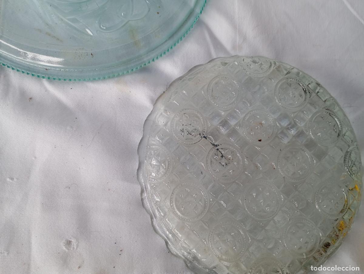 Antig&uuml;edades: plato de cristal vitange - Foto 2