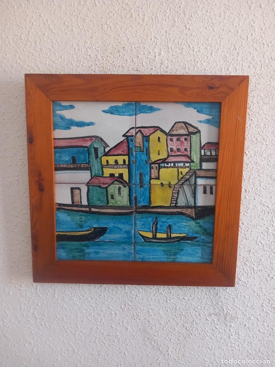 Antig&uuml;edades: BONITO CUADRO EN AZULEJOS - Foto 2