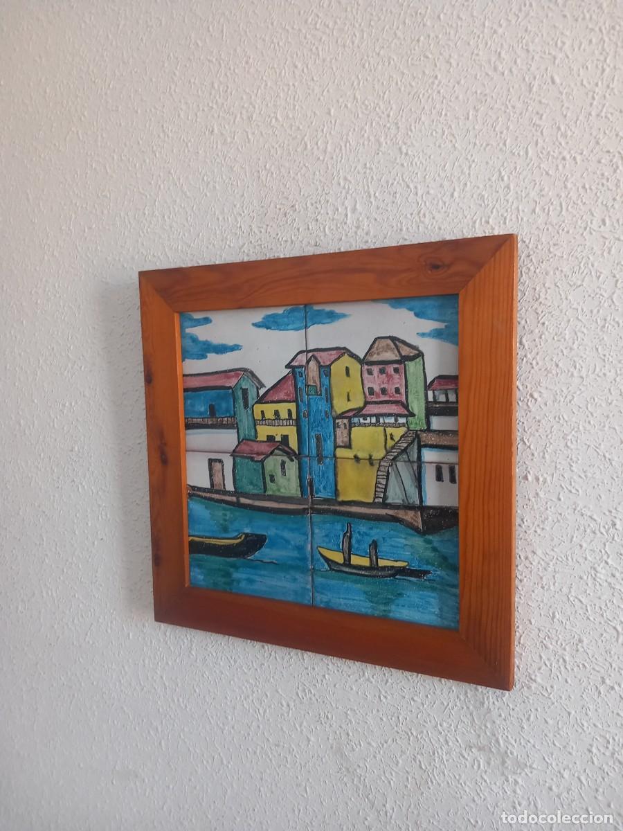 Antig&uuml;edades: BONITO CUADRO EN AZULEJOS - Foto 9