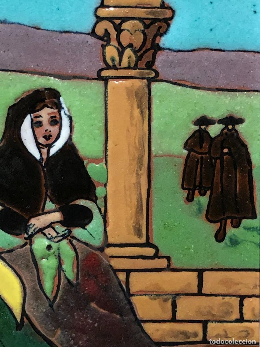Antig&uuml;edades: PANEL DE AZULEJOS TEMA SEGOVIANO, ESTILO ZULOAGA - Foto 6