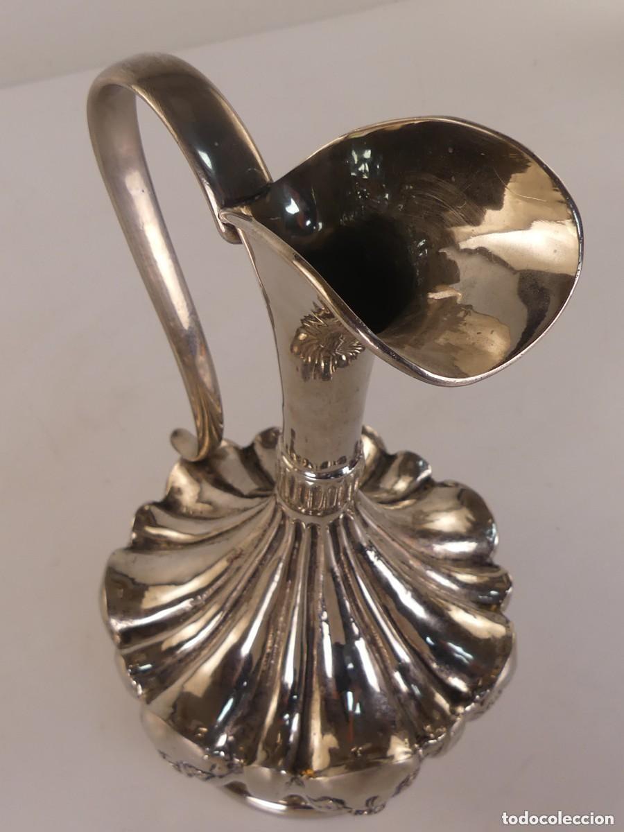 Antig&uuml;edades: JARRA DE METAL PLATEADO - Foto 3