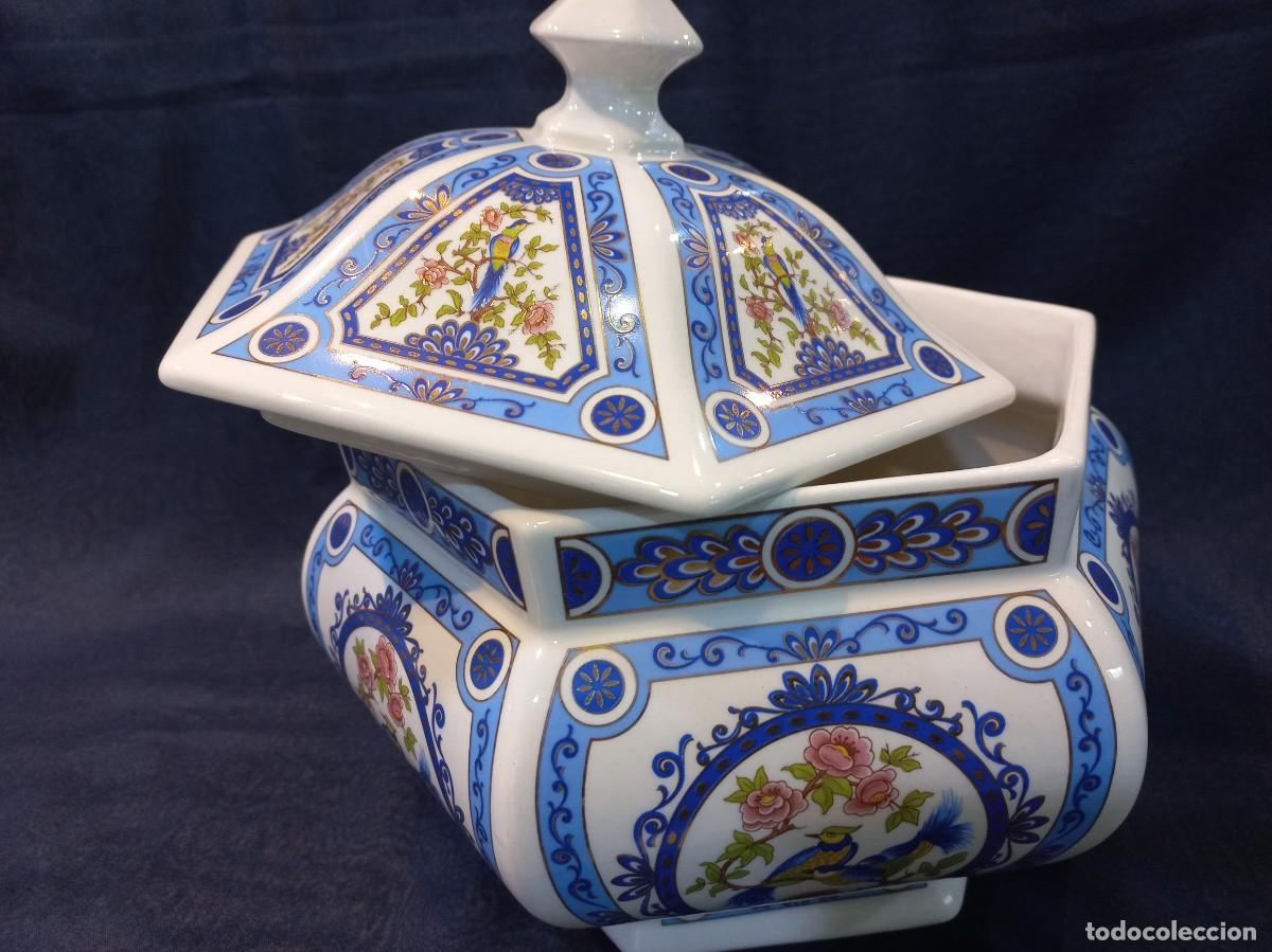 Antig&uuml;edades: SOPERA HEXAGONAL (porcelana oriental) faisanes - Foto 3