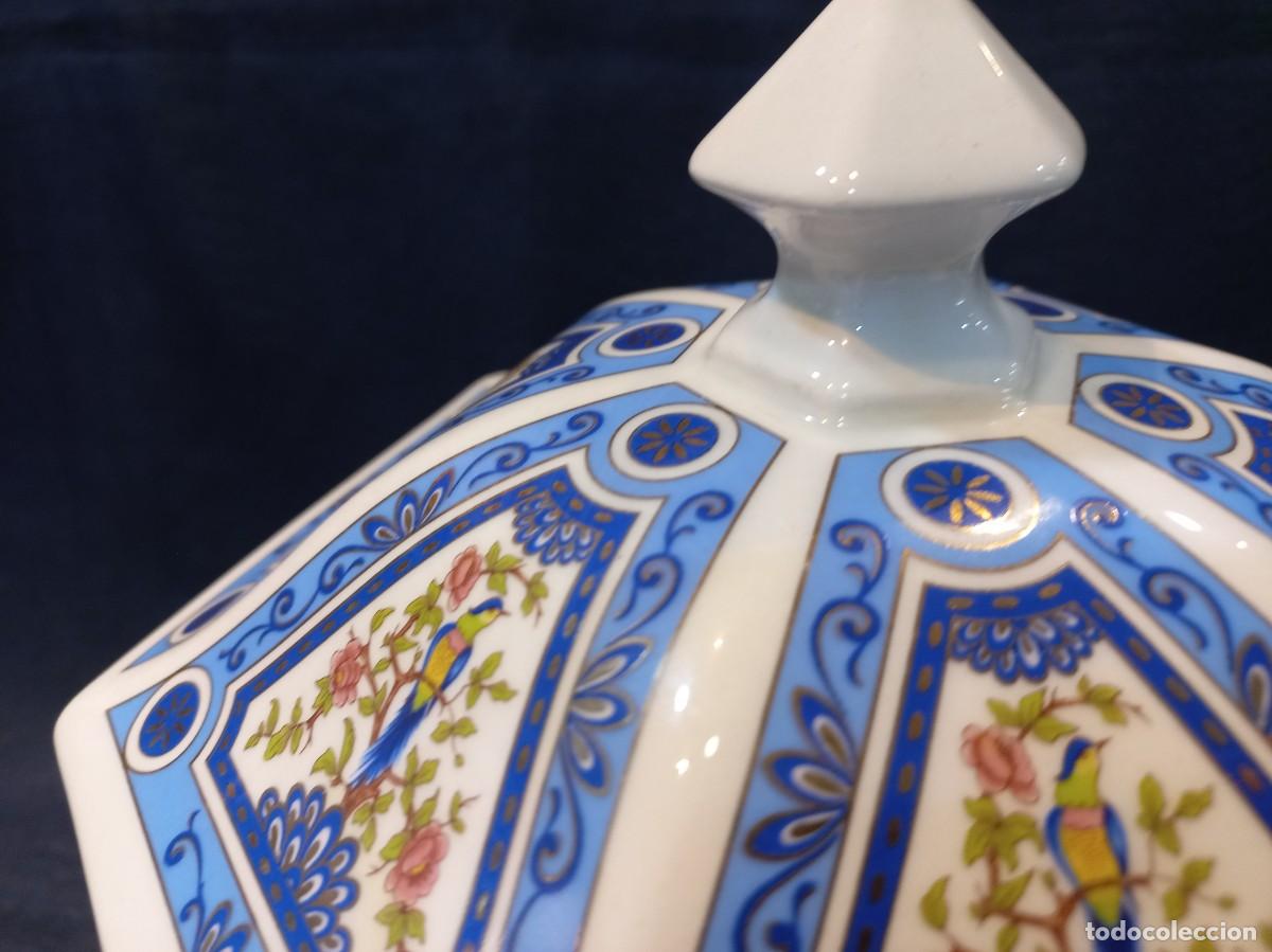 Antig&uuml;edades: SOPERA HEXAGONAL (porcelana oriental) faisanes - Foto 5