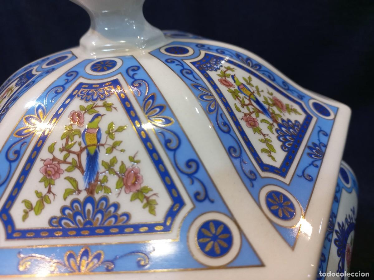 Antig&uuml;edades: SOPERA HEXAGONAL (porcelana oriental) faisanes - Foto 6