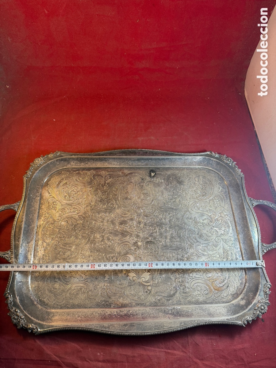 Antig&uuml;edades: Bandeja plateada England - Foto 4