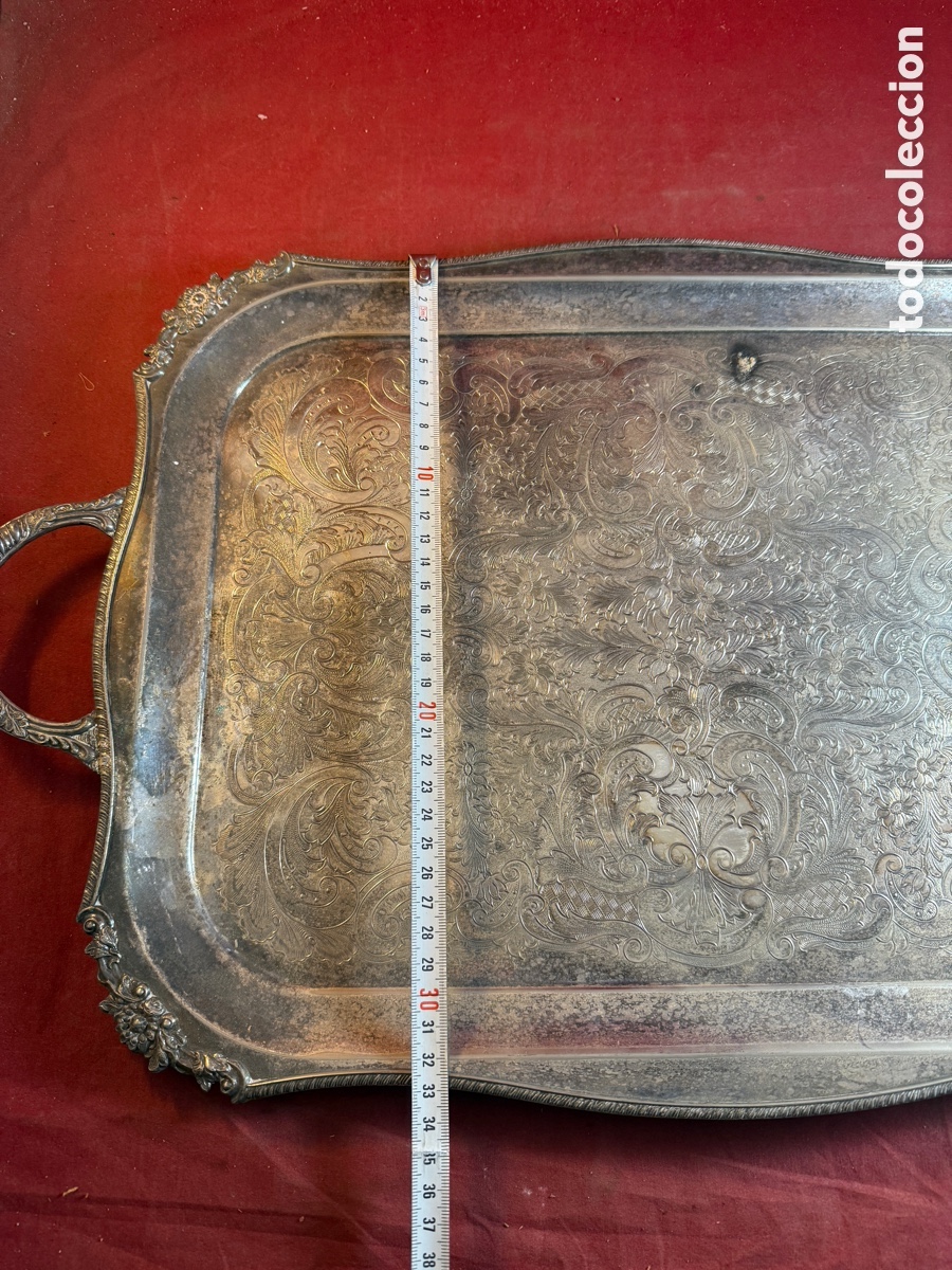 Antig&uuml;edades: Bandeja plateada England - Foto 5
