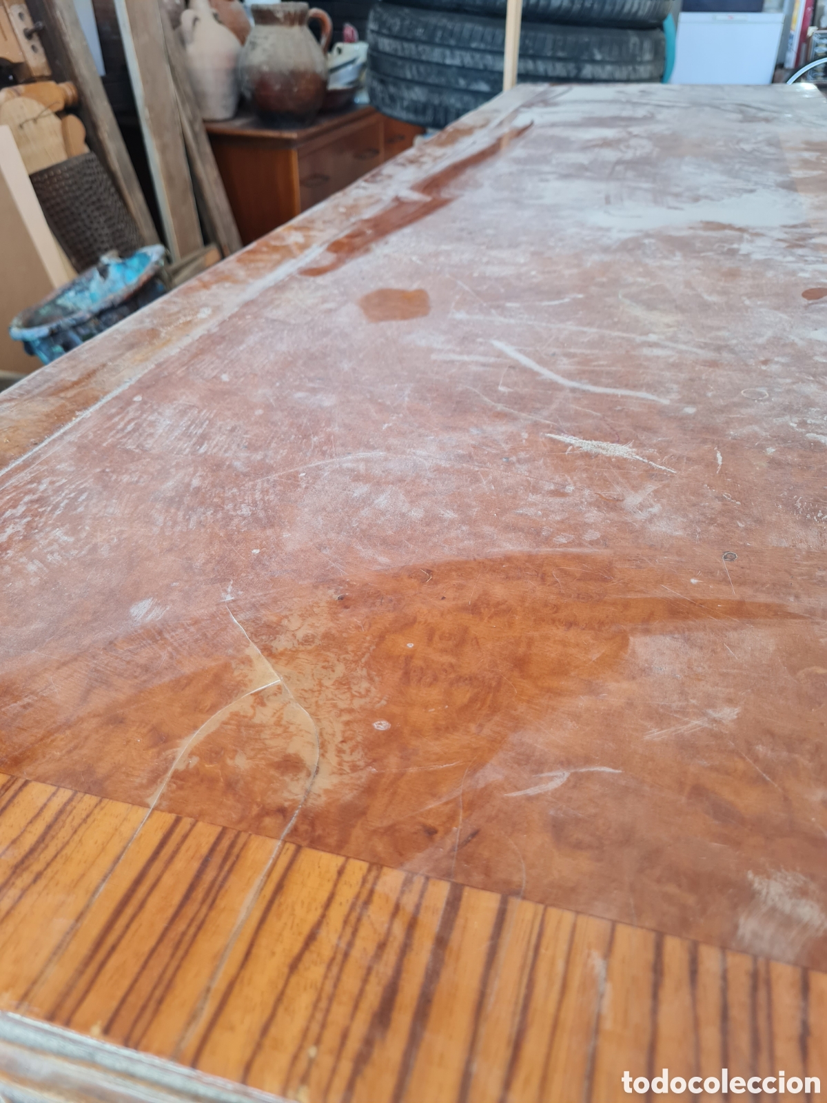 Antig&uuml;edades: Aparador con espejo de comedor - Foto 2