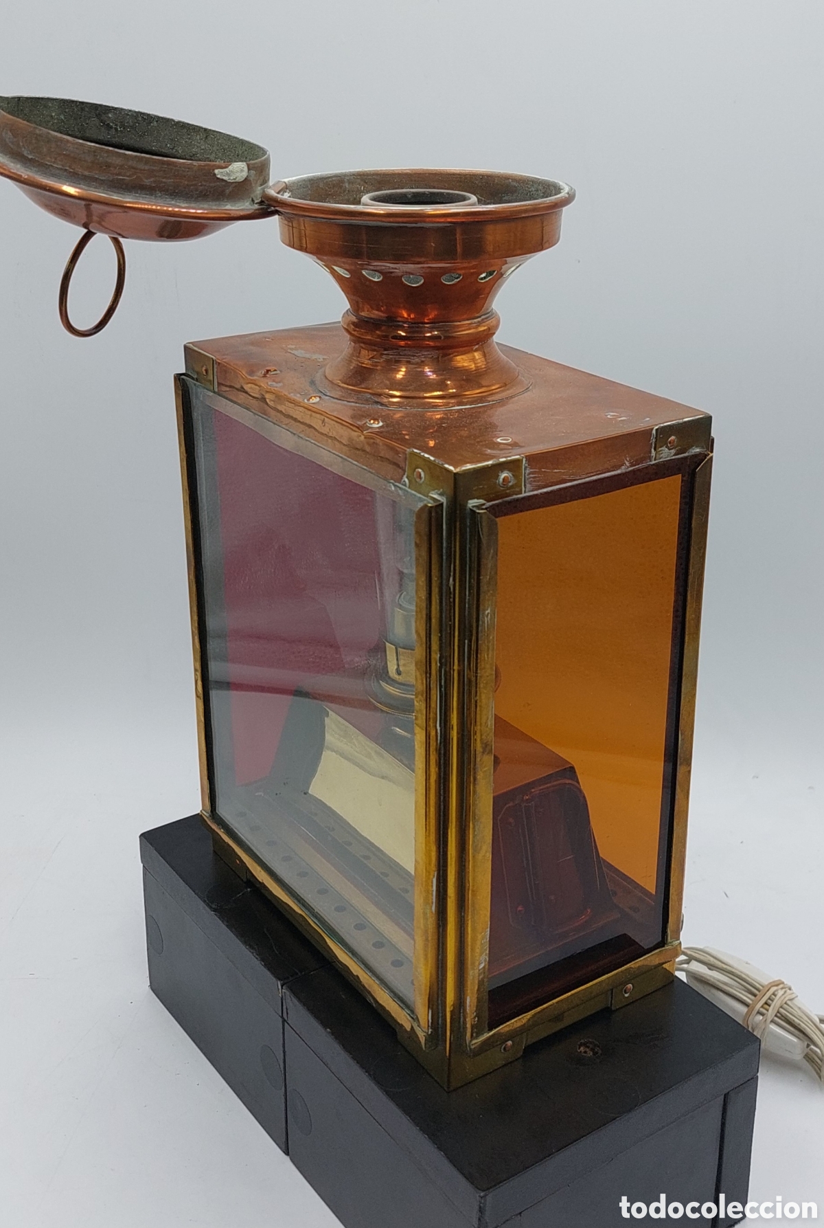 Antig&uuml;edades: ANTIGUO FAROL DE RENFE - Foto 2