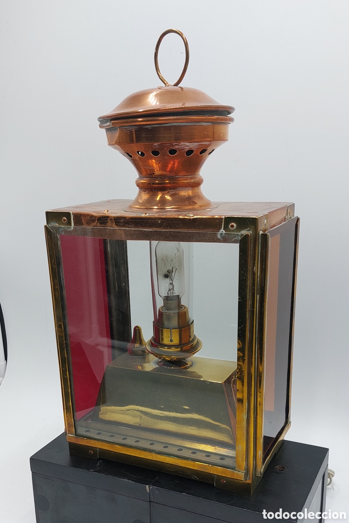 Antig&uuml;edades: ANTIGUO FAROL DE RENFE - Foto 3