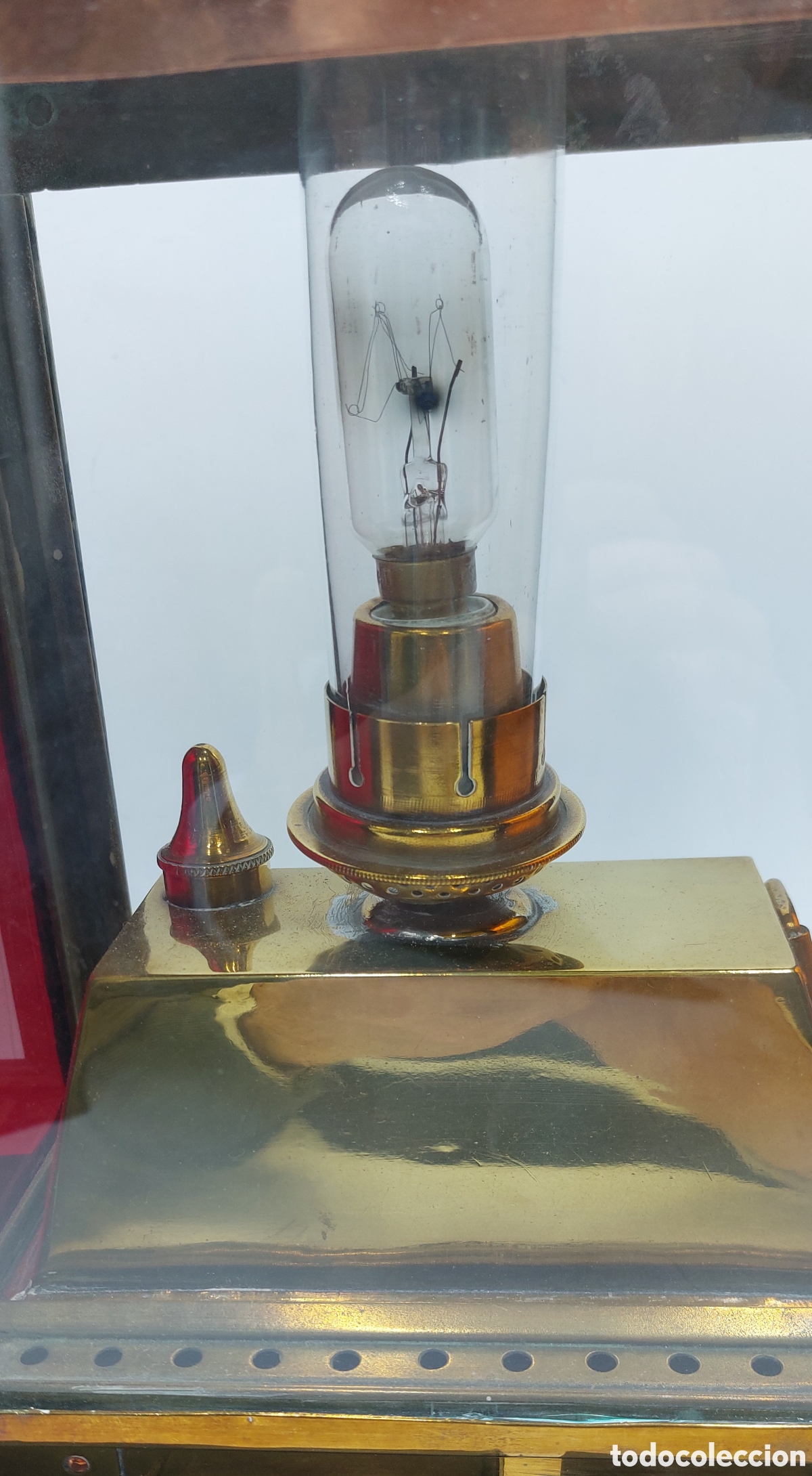 Antig&uuml;edades: ANTIGUO FAROL DE RENFE - Foto 5