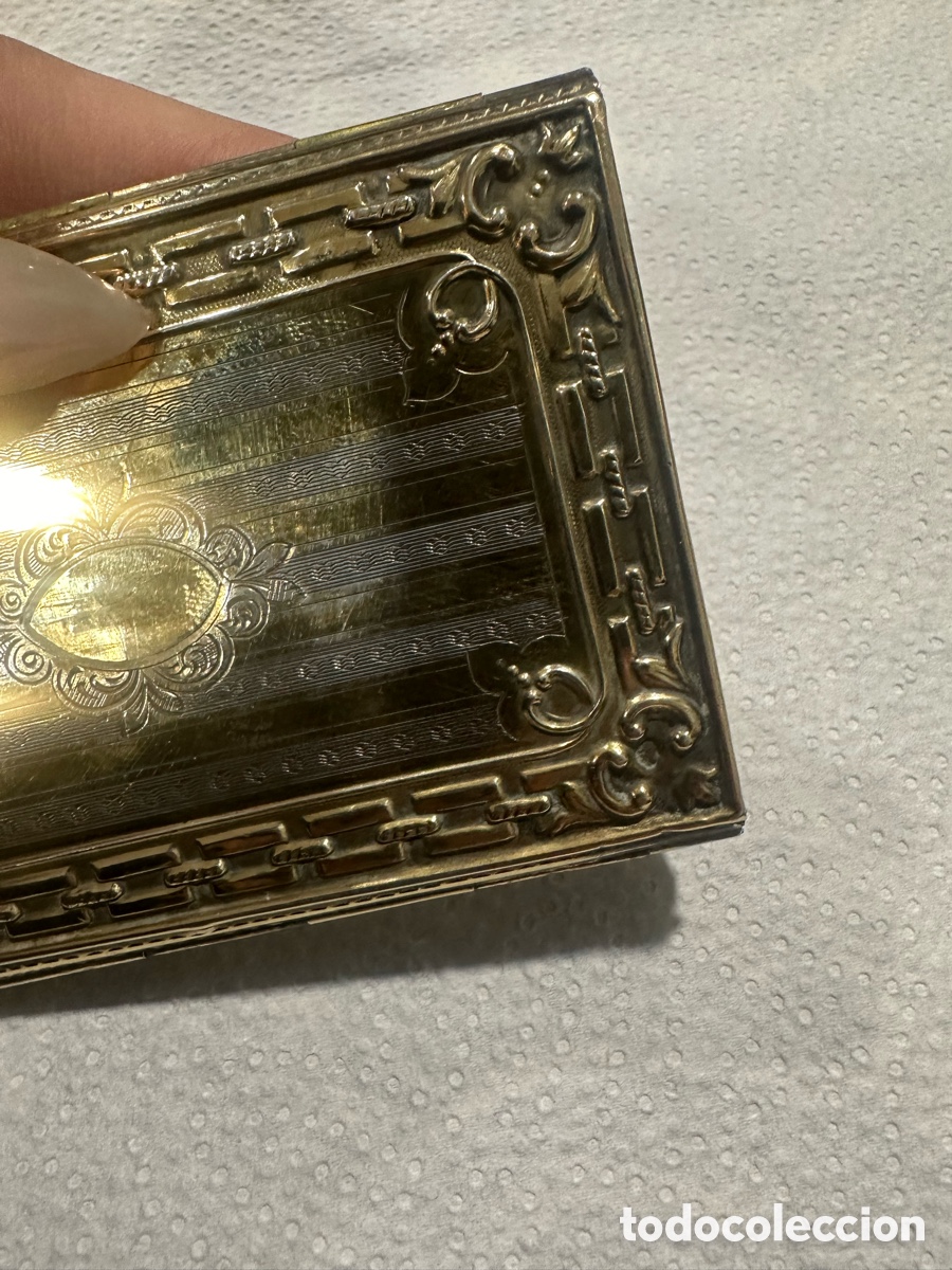 Antig&uuml;edades: Carnet de baile de plata &rdquo;RECUERDO&rdquo; - Foto 6