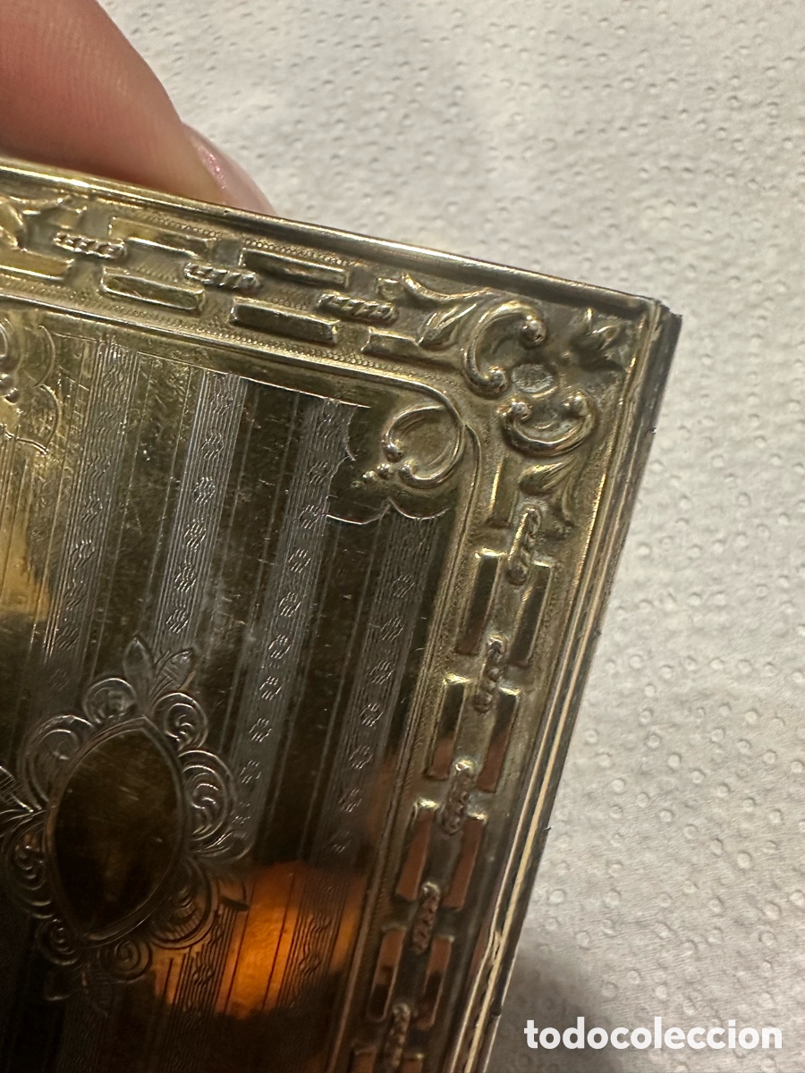 Antig&uuml;edades: Carnet de baile de plata &rdquo;RECUERDO&rdquo; - Foto 8