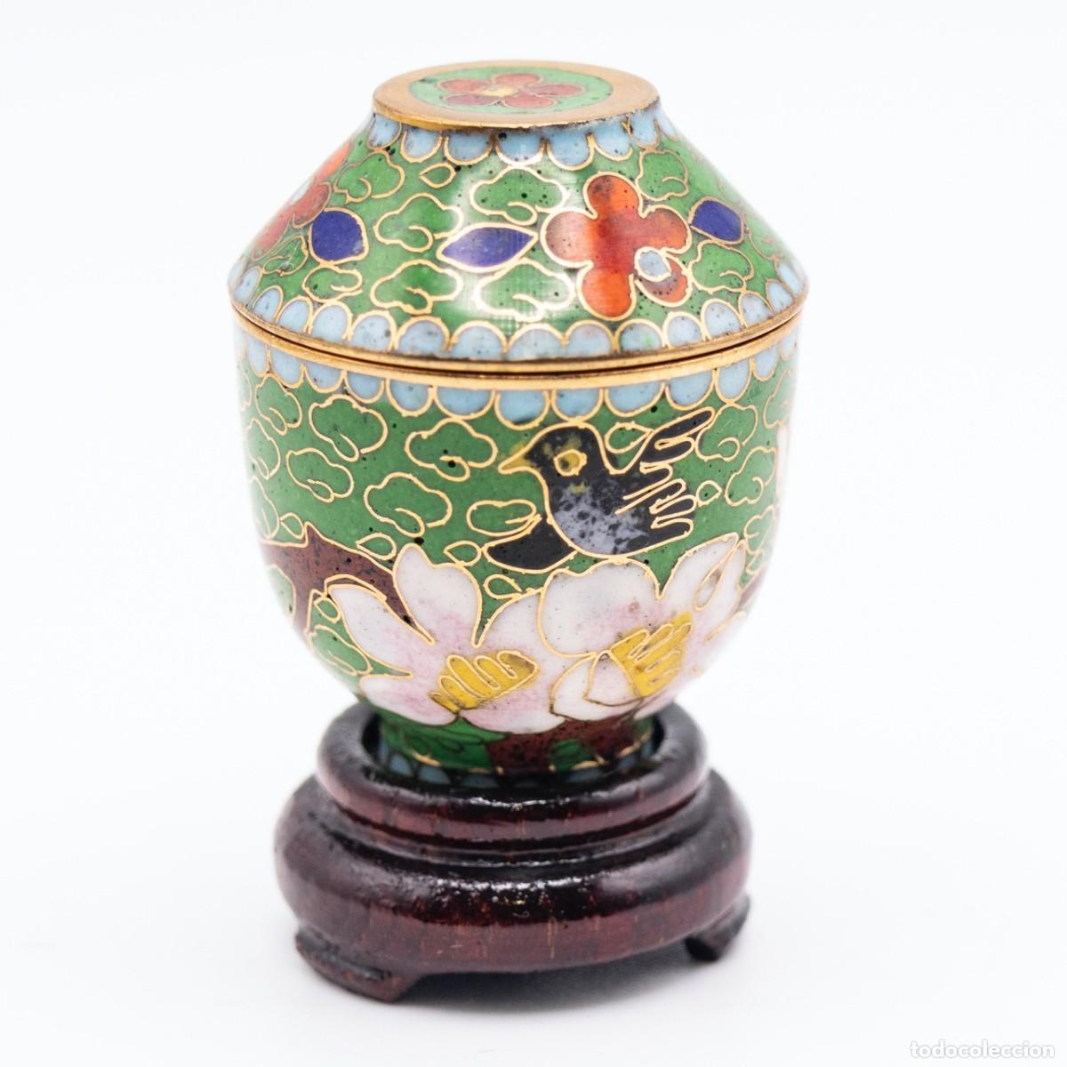 Antig&uuml;edades: Jarrones Esmalte Cloisonn&eacute; - Foto 1