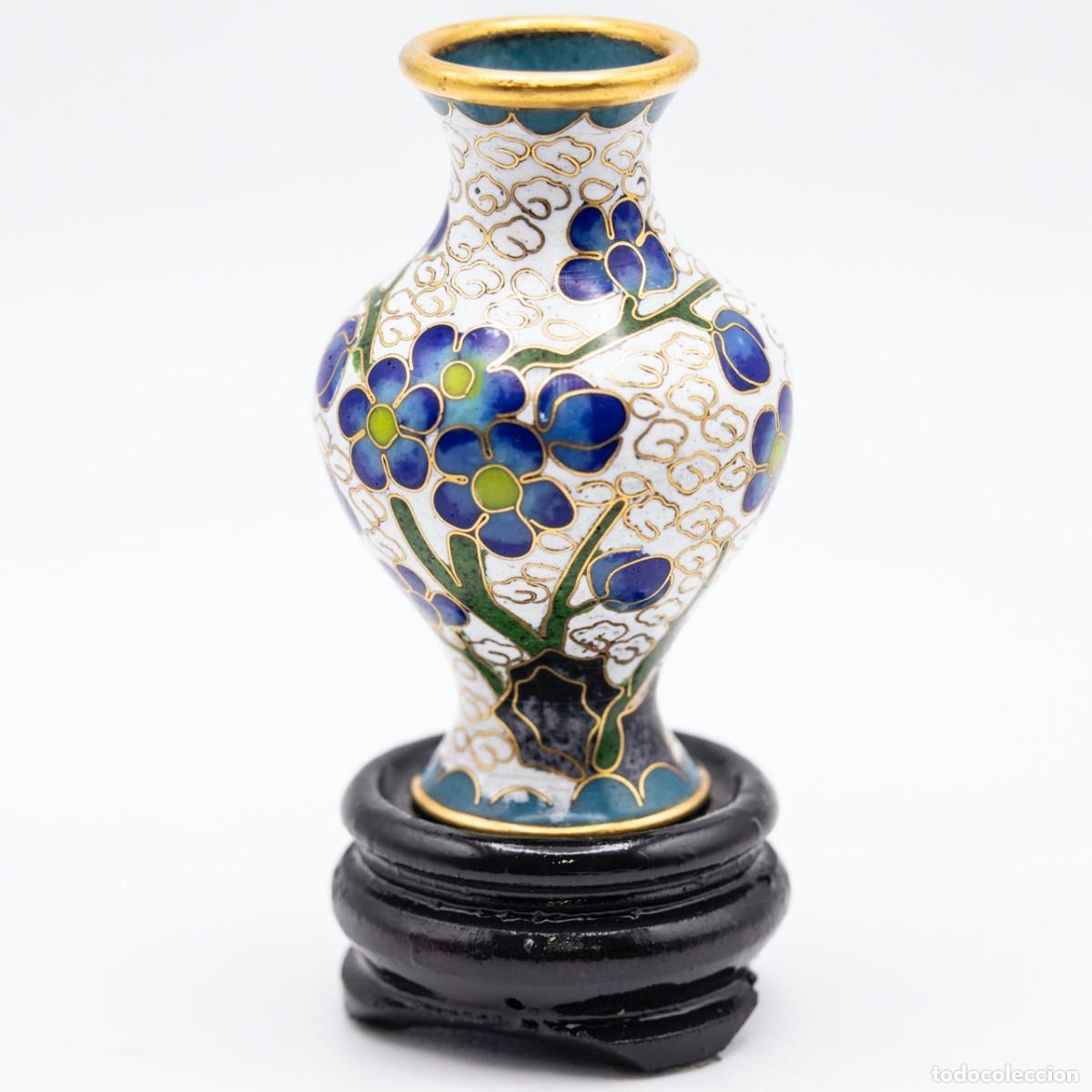 Antig&uuml;edades: Jarrones Esmalte Cloisonn&eacute; - Foto 4